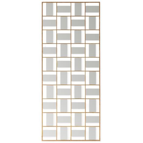 Miroir mural art deco POZZA - L 72 x H 133cm (1/3)