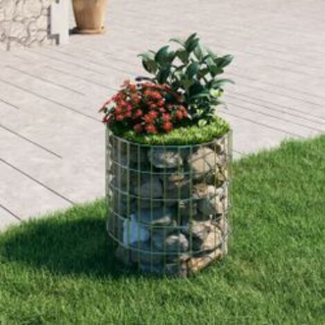 Poteau à gabion circulaire Acier galvanisé Ø50x50 (1/5)