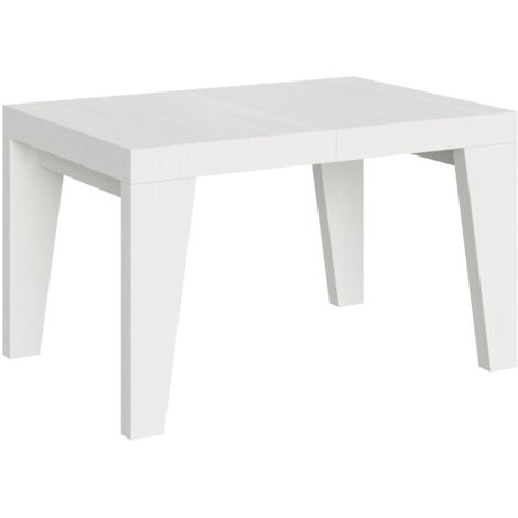 Table extensible 90x120/224 cm Naxy Frêne Blanc (1/5)