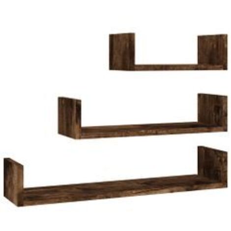 Étagère de rangement d'angle bibliothèque vitrine, étagère d'angle en bois pour étude salon KIRANDY (couleur : chêne champ, 40 x 40 x 176 cm