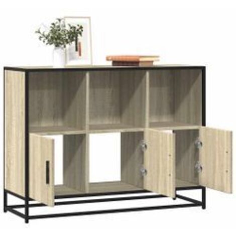 Buffet chêne sonoma 100x35x76 bois d'ingénierie (1/5)