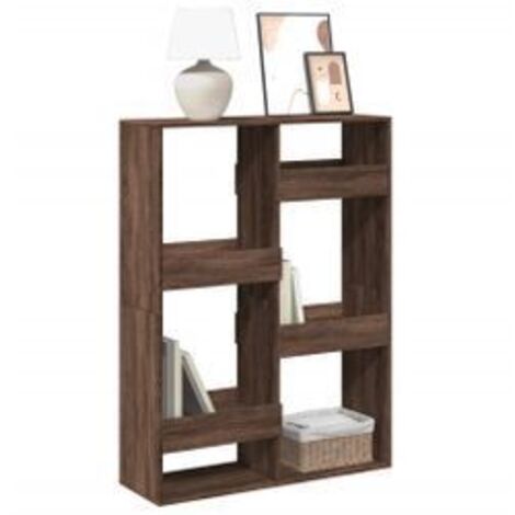 Bibliothèque chêne marron 100x33x135 bois d'ingénierie (1/5)