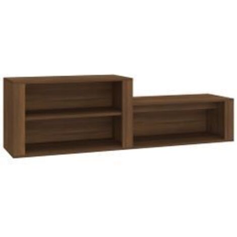 Armoire à chaussures Chêne marron 150x35x45 Bois d'ingénierie (1/5)