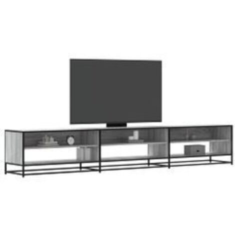 Meuble TV sonoma gris 270x40x46 bois d'ingénierie (1/5)