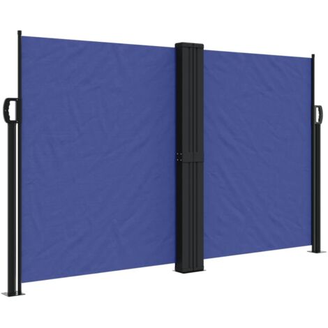 Auvent latéral rétractable bleu 140x1000 (1/5)