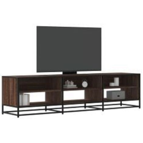 Meuble TV chêne marron 180x40x46 bois d'ingénierie (1/5)