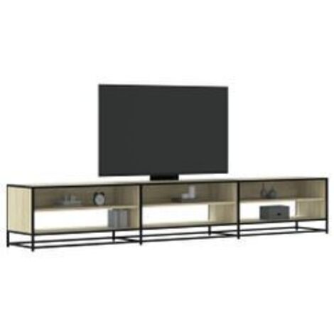 Meuble TV chêne sonoma 270x40x46 bois d'ingénierie (1/5)