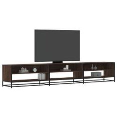 Meuble TV chêne marron 270x40x46 bois d'ingénierie (1/5)