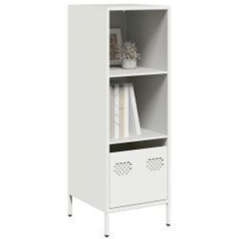 Buffet haut blanc 35x39x103,5 acier (1/5)