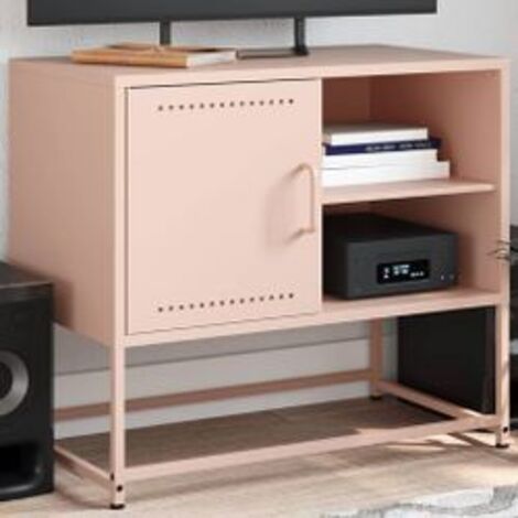 Buffet haut blanc 100,5x39x107 acier (1/5)