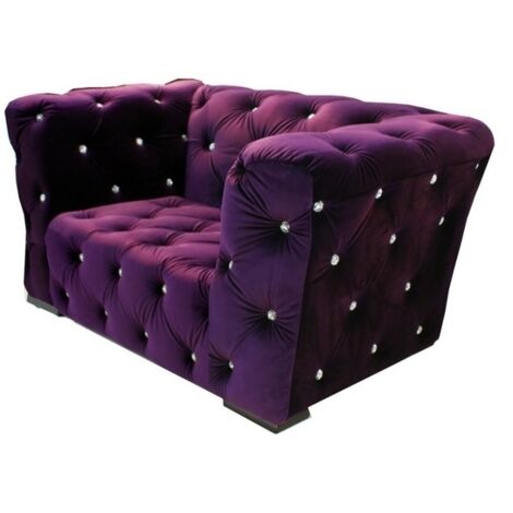 Kentucky Horsewear - Guêtres fermées cuir velvet contrast violet royal x2 - Violet / M