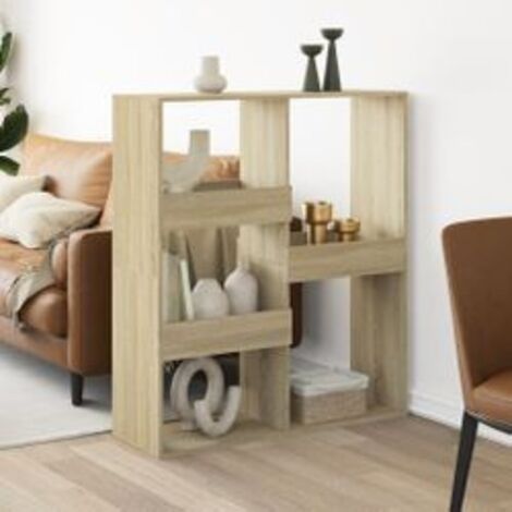 Cloison de séparation chêne sonoma 100x33x115 bois ingénierie (1/5)