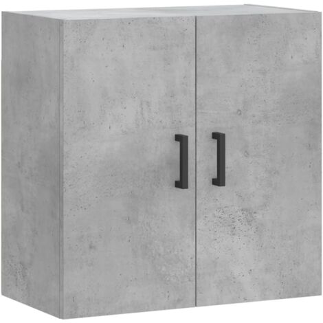 Armoire murale gris béton 60x31x60 bois d'ingénierie (1/5)