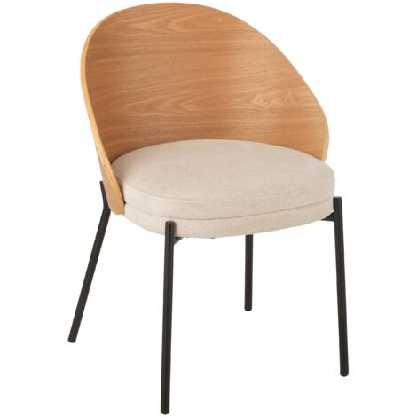 Chaise LONE – Design moderne et confort durable-Beige (1/5)