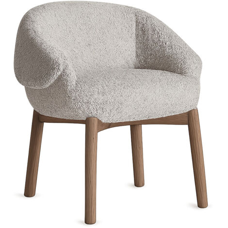 Chaise avec accoudoirs JACQUARD – Design signé estudiHac (1/5)