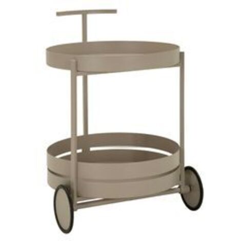 Chariot de bar saturn gris coquille cm 40x49,5x61 (1/5)
