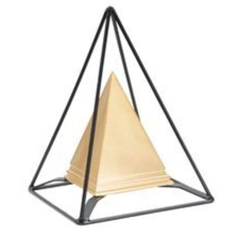 Piramide or avec fer cm 15x15x21 (1/5)