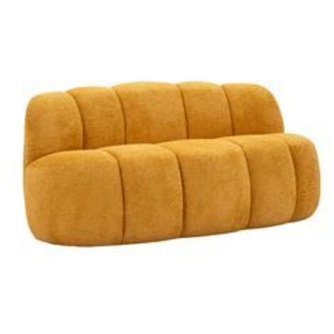 Canapé 2 places Ball moutarde design moderne et vibrant (1/5)