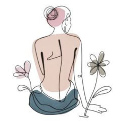 Panneau mural « dame aux fleurs » 80 x 1,3x90 (1/5)