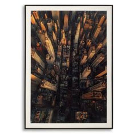 Impression sur toile new york laquée avec cadre -a- cm 72x4x102 (1/5)