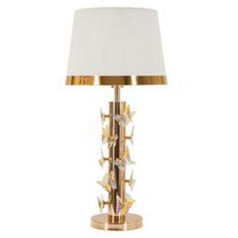 Lampe de table papillon doré cm ø 35x74 (1/5)