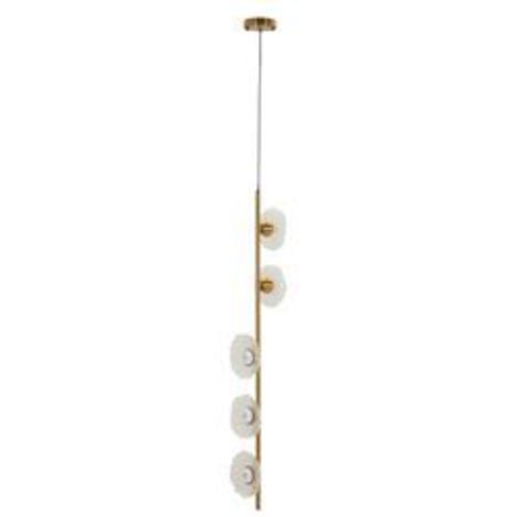 Plafond vertical emily en verre transparent 15x16x110 (1/5)