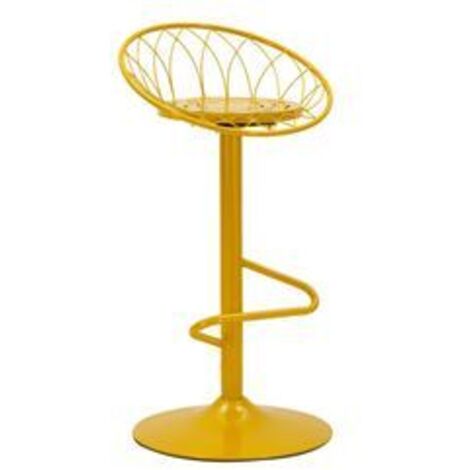 Tabouret de bar clox moutarde 49 x 45x92 (1/5)