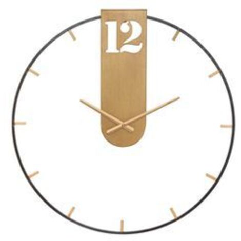 Horloge murale dorée cm ø 60 x 4,5 (1/5)