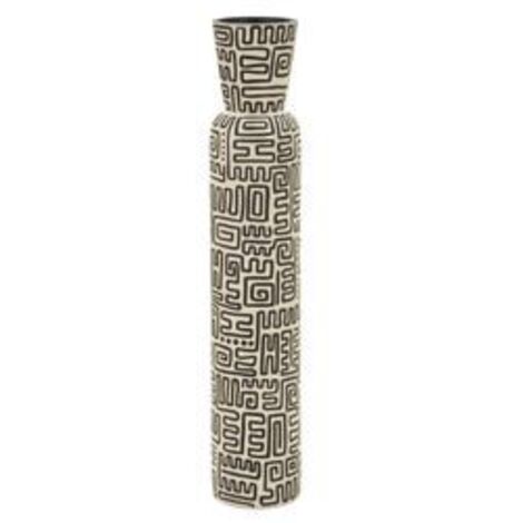 Vase en résine nairobi cm ø 16x86 (trou cm ø 12,5) (1/5)