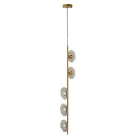 Plafond vertical emily en verre gris 15x16x110 (1/5)