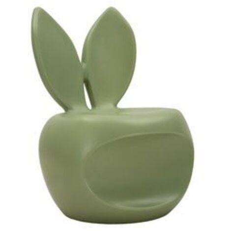Chaise bunny verte cm 57x55x79 (hauteur d'assise cm 39) (1/5)