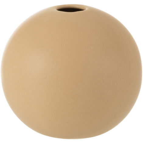 J-line - Vase boule céramique beige medium (1/4)