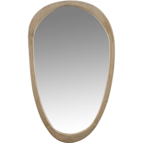 Miroir bords irréguliers 51x83 cm en manguier naturel (1/2)