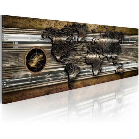 Tableau The World Of Metal - Taille L 150 x H 50 cm