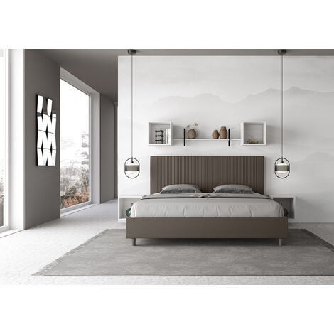 Maison Exclusive - Lit à sommier tapissier avec matelas Cappuccino 200x200  cm