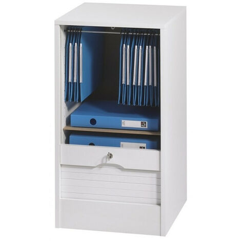 Classeur à rideau blanc Office 76 cm (1/2)