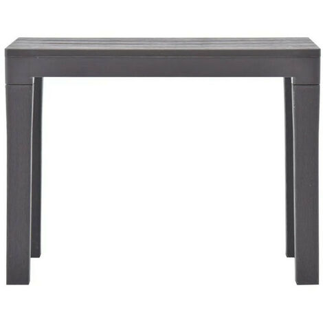 Tabouret de jardin plastique moka Mangir - Lot de 2 (1/3)