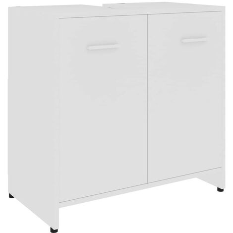 Meuble vasque Blanc 60x33x58 2 (1/5)