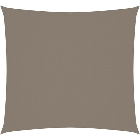 Voile de parasol Tissu Oxford carré 2x2 m Taupe (1/5)