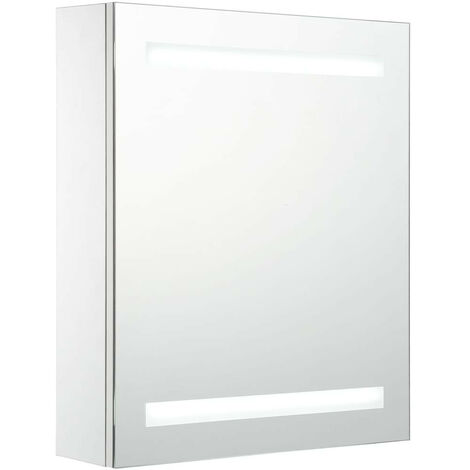 Armoire de salle de bain à miroir LED 50x14x60 (1/5)