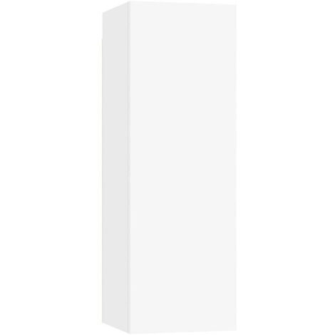 Etagère murale Blanc 30,5x30x90 (1/5)