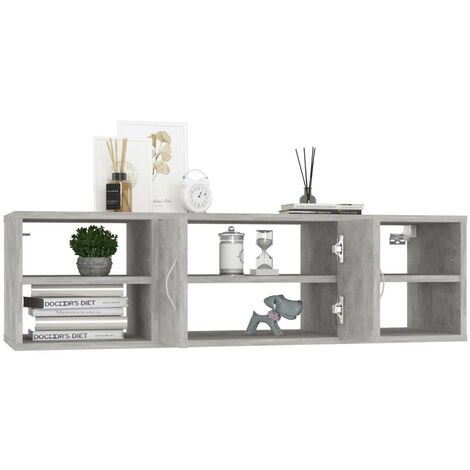 Étagère murale Gris béton 102x30x29 (1/5)