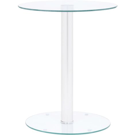 Table basse Transparent 40cm Verre trempé (1/5)
