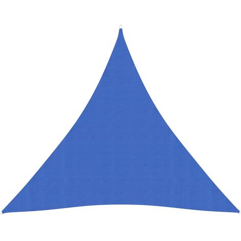 Voile d'ombrage 160 g/m² Bleu 4x4x4 m PEHD (1/5)