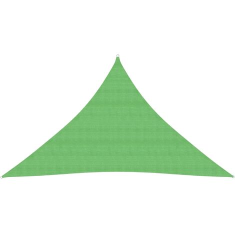 Voile d'ombrage 160 g-m² Vert clair 5x5x6 m PEHD (1/5)