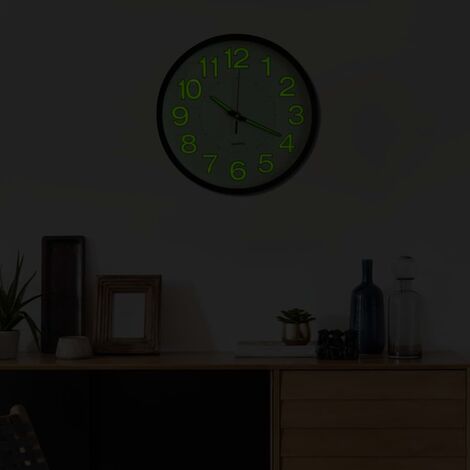 Cuisine Horloge Murale 30Cm À Piles En Bois Horloges Murales Fleurs