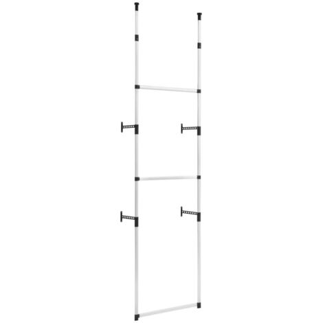 Système de garde-robe télescopique avec barres Aluminium 2 (1/5)