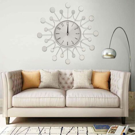 Horloge murale Argenté 40 cm Métal (1/5)