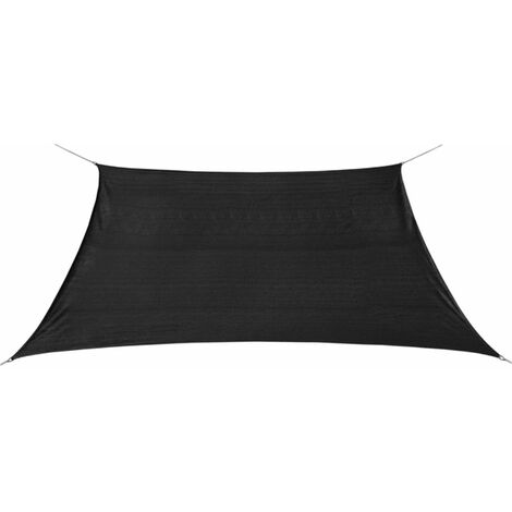 Voile de parasol PEHD Carré 2 x 2 m Anthracite (1/4)