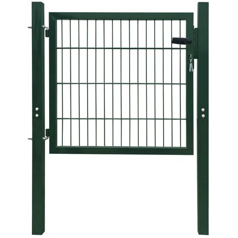 Portillon 2D (simple) Vert 106 x 130 cm (1/5)
